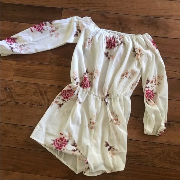 Pants - Floral romper